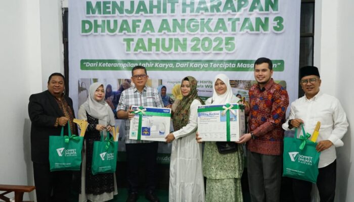 Dompet Dhuafa Waspada Luncurkan Program Menjahit Harapan Dhuafa Angkatan ke-3