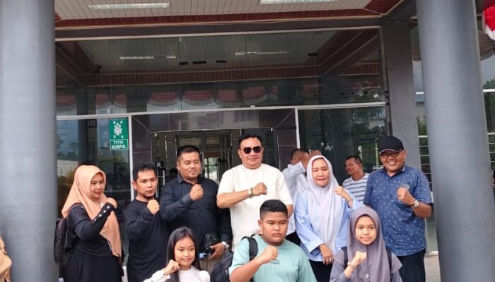 Bupati Agara Lepas Siswa-siswi Terbaik Ikuti OSN Tingkat Nasional