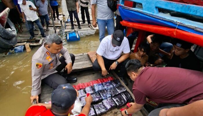 Polres Asahan Gagalkan Penyelundupan 18 Kg Sabu, 7.000 Ekstasi Dan 3.000 Happy Five