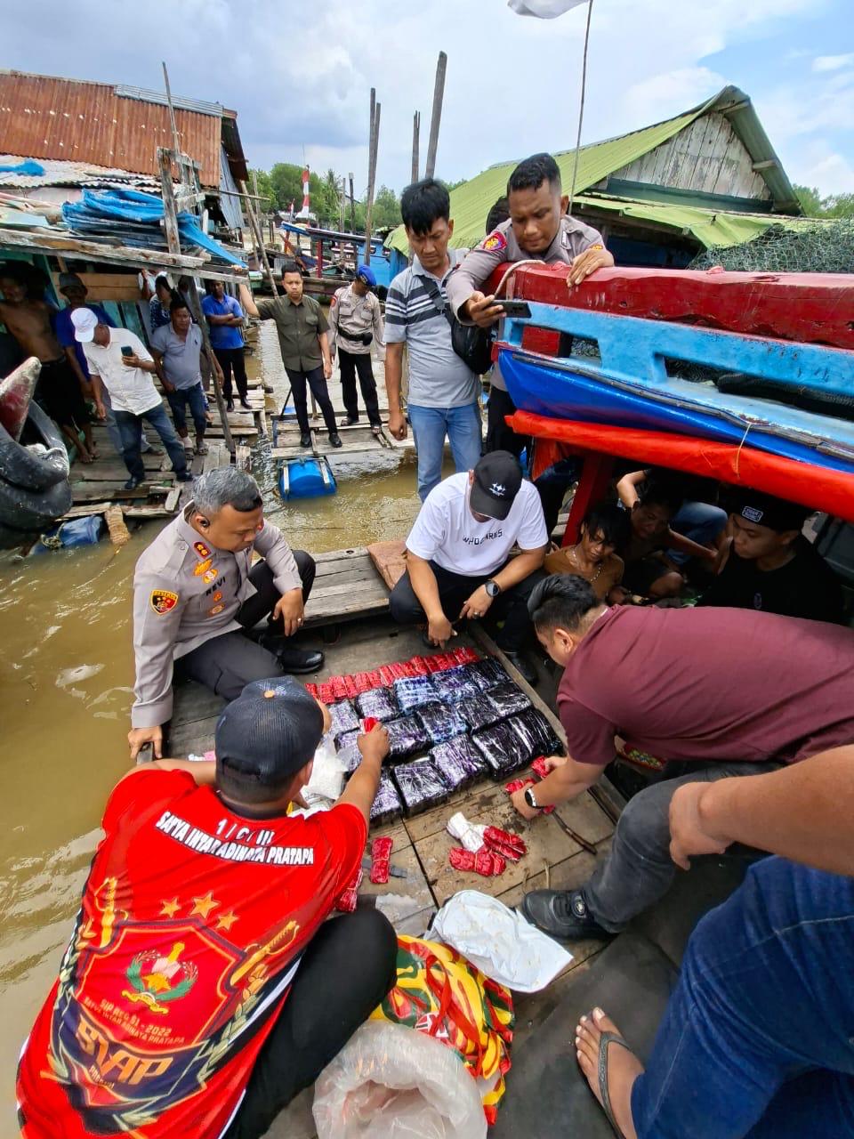 Polres Asahan Gagalkan Penyelundupan 18 Kg Sabu, 7.000 Ekstasi Dan 3.000 Happy Five