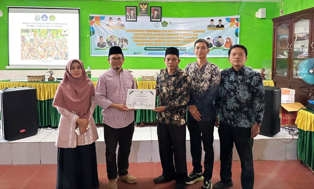 MAN 1 Padangsidimpuan Gerak Cepat, Gembleng Guru Pahami Kurikulum Berbasis Cinta