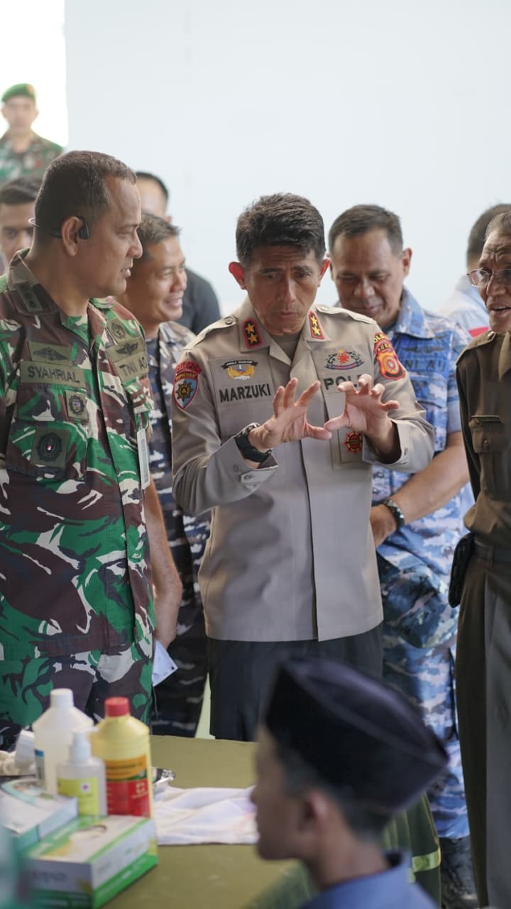 Kapolda Aceh Dan Pejabat Utama Hadiri Bakti Sosial TNI Di Jasdam IM