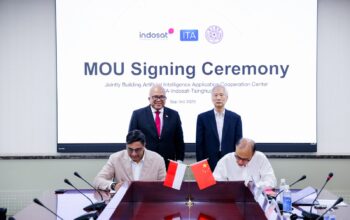 Indosat Ooredoo Hutchison (Indosat atau IOH), Indonesia Technology Alliance (ITA), dan Tsinghua University Wuxi Research Institute of Applied Technologies (Tsinghua University) menandatangani Nota Kesepahaman (MoU) untuk mendirikan AI Application Cooperation Center di Indonesia.