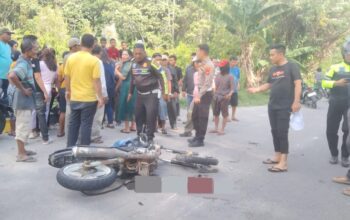 Tertabrak Dari Belakang, 1 Pelajar Tewas