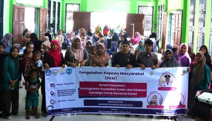 UNIMED Dorong Kader Posyandu Tingkatkan Kapasitas Dan Edukasi Keluarga