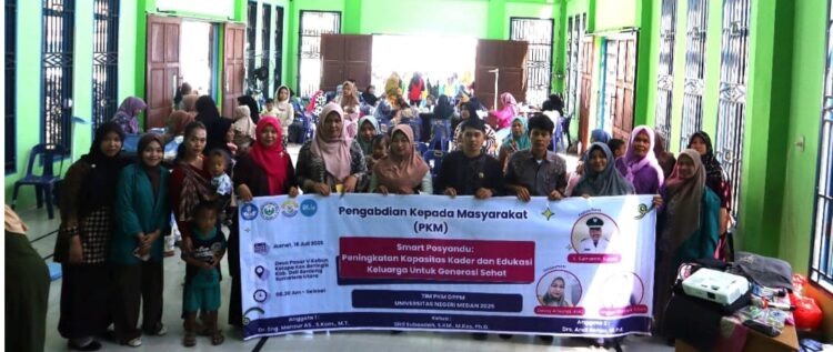 UNIMED Dorong Kader Posyandu Tingkatkan Kapasitas Dan Edukasi Keluarga
