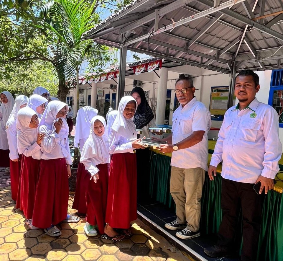 Sekretaris PDM Langsa Tinjau Pendistribusian MBG di Sekolah Muhammadiyah