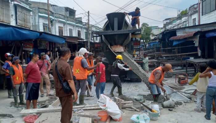 Geliatkan Perputaran Ekonomi, Pemkab Deliserdang Tingkatkan Jalan Griya-Pahlawan Tanjungmorawa