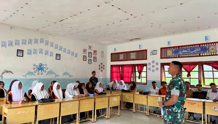 Yonif TP 857/GG Sosialisasi Penerimaan Bintara Dan Tamtama TNI