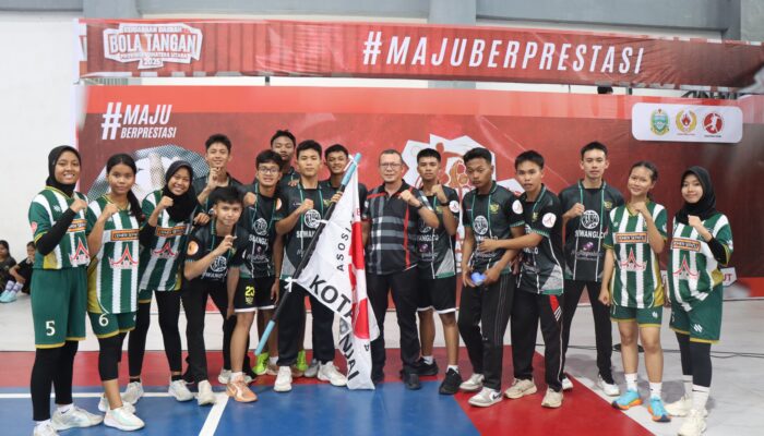 Kadispora Binjai Hadiri Pembukaan Kejurda Bola Tangan Sumut 2025