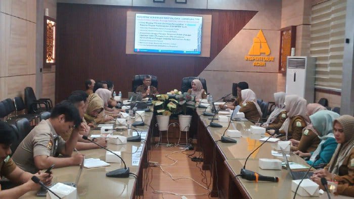 Plt Kepala DPMPTSP Aceh Konsultasi Persiapan Penilaian Zona Integritas Ke Inspektorat