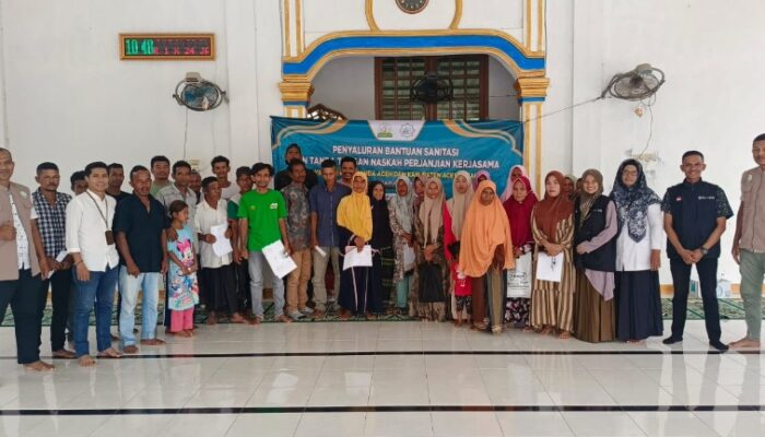 BMA Salurkan Rp2,3 Miliar Untuk Sanitasi Keluarga Miskin di Aceh