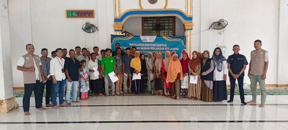 BMA Salurkan Rp2,3 Miliar Untuk Sanitasi Keluarga Miskin di Aceh