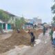 Jalan Simpang Tanah Abang Galang Kewenangan Provinsi, Pemkab Deliserdang Bantu Ratakan Badan Jalan