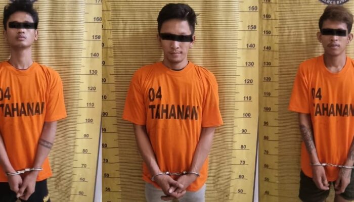 Jual Sabu Dekat Rumah Ibadah, Tiga Pria Diringkus Polres Binjai