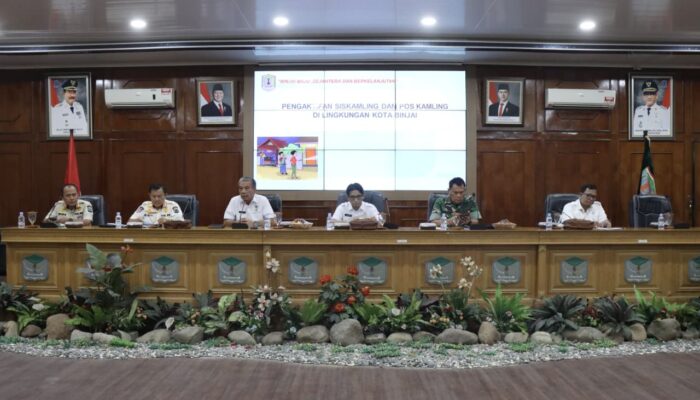 Tingkatkan Keamanan, Pemko Binjai Aktifkan Kembali Siskamling Dan Poskamling