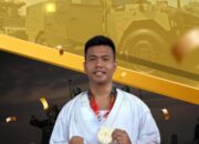 Prajurit Yonarhanud 11/WBY Ukir Prestasi Membanggakan Di Ajang Karate Piala Panglima TNI