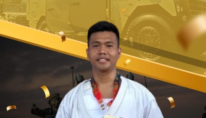 Prajurit Yonarhanud 11/WBY Ukir Prestasi Membanggakan Di Ajang Karate Piala Panglima TNI