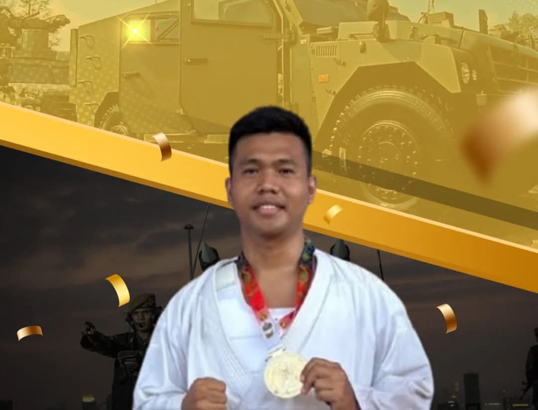 Prajurit Yonarhanud 11/WBY Ukir Prestasi Membanggakan Di Ajang Karate Piala Panglima TNI