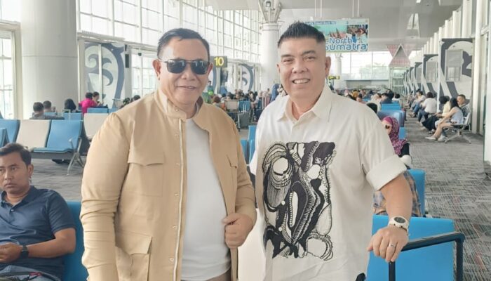 Bertolak Ke Halim, Anggota DPRD DS Dahnil Ginting Temui Waketum DPP Gerindra