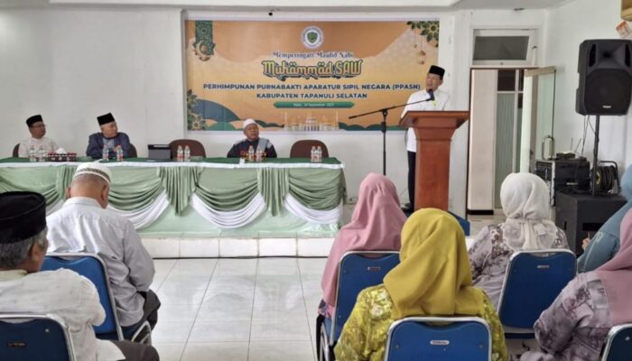 PPASN Tapsel Peringati Maulid Nabi, Soroti Fiskal Daerah Dan Regrouping OPD