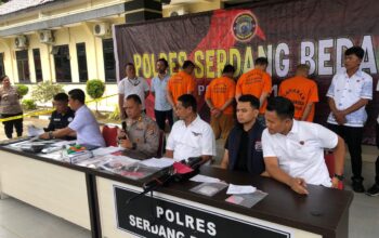 Polres Sergai Bongkar Sindikat Penganiayaan, Kepemilikan Senpi Ilegal Dan Narkoba