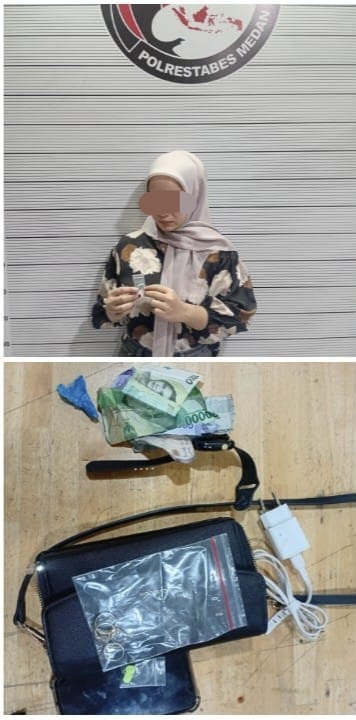 Wanita Pengedar Ekstasi Diringkus Polrestabes Medan