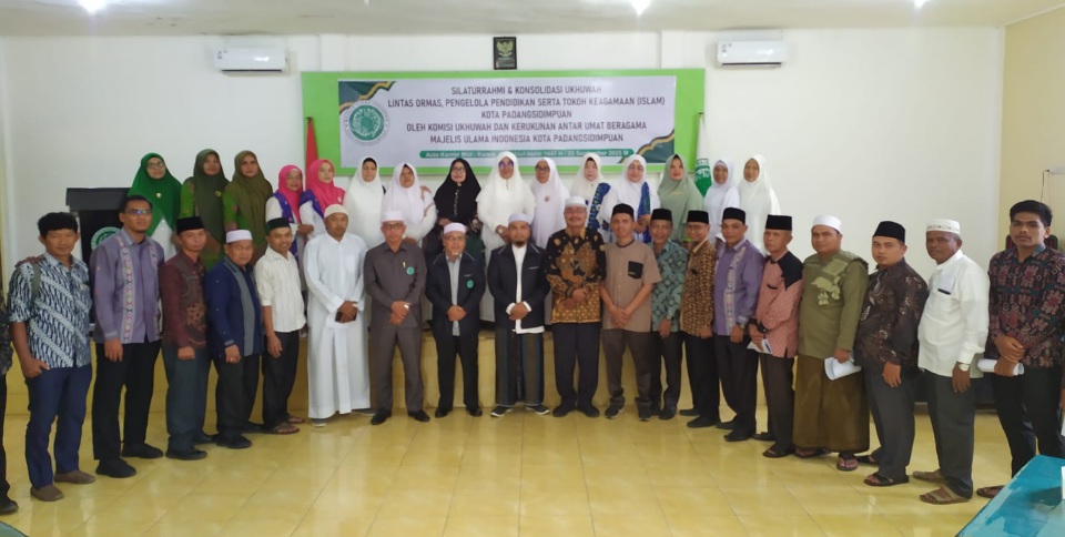 MUI Sidimpuan Ajak Ormas, Pengelola Pendidikan Dan Tokoh Agama Bangun Ukhuwah