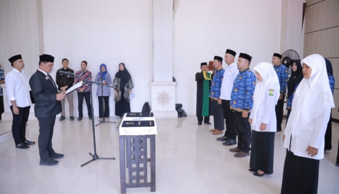 Bupati Syech Muharram Kukuhkan 4 Kapus Dan Lantik 8 Pejabat Fungsional