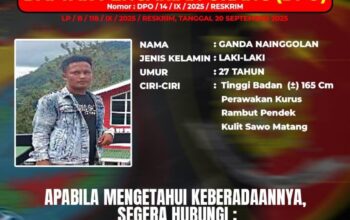 Tak Kunjung Dapat, Polres Tanah Karo Terbitkan DPO Terduga Pelaku Pembunuhan