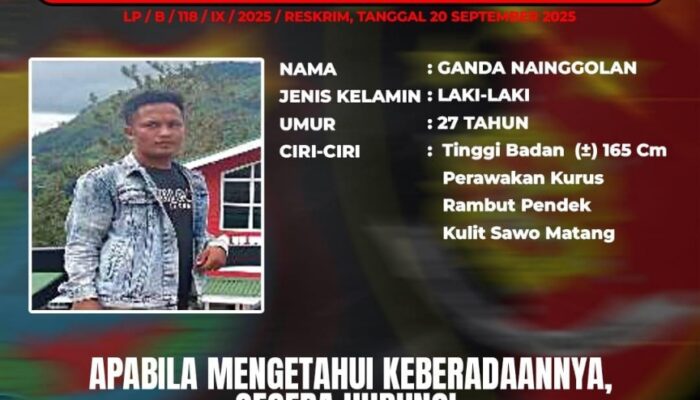 Tak Kunjung Dapat, Polres Tanah Karo Terbitkan DPO Terduga Pelaku Pembunuhan