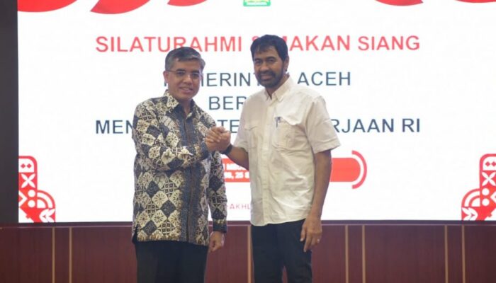 Gubernur Minta Menaker Bangun BLK Spesifikasi Khusus Di Aceh