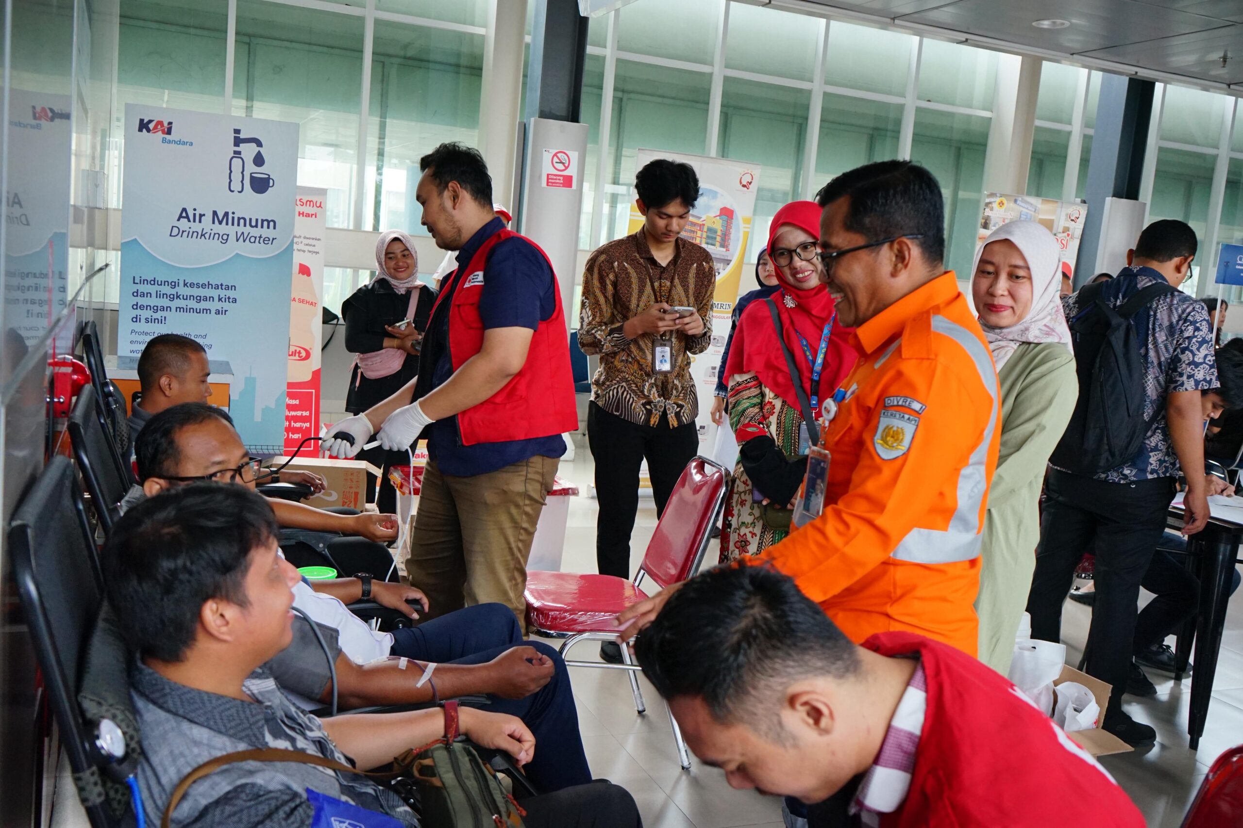 KAI Bandara Gelar Kegiatan Sosial, Kesehatan, Hiburan Sambut HUT Ke-19
