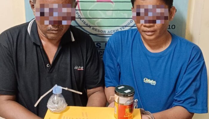 Polres Agara Bekuk Dua Pelaku Pengedar Sabu