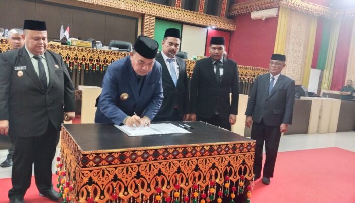 DPRK Aceh Tenggara Sahkan Perubahan APBK 2025
