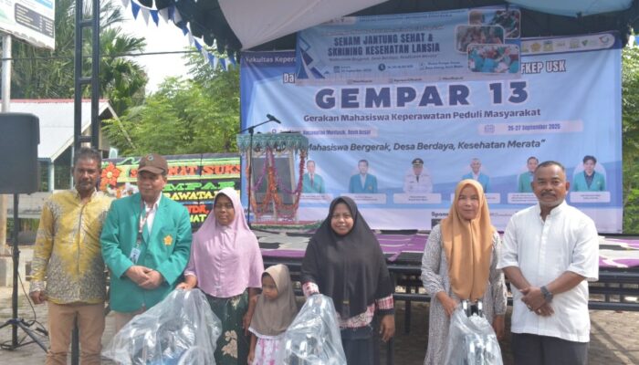 Masyarakat Atong Antusias Sambut Program GEMPAR Ke-13 USK