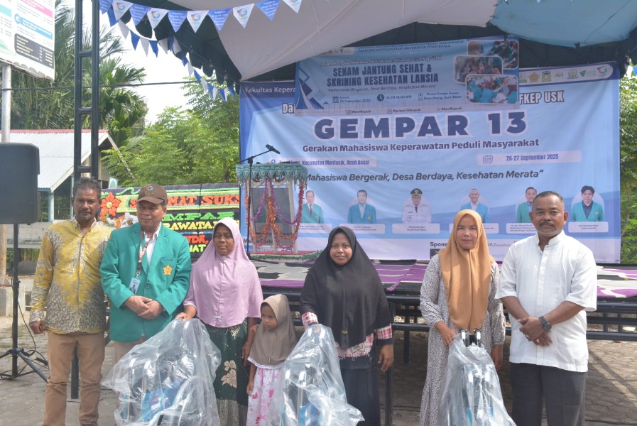 Masyarakat Atong Antusias Sambut Program GEMPAR Ke-13 USK