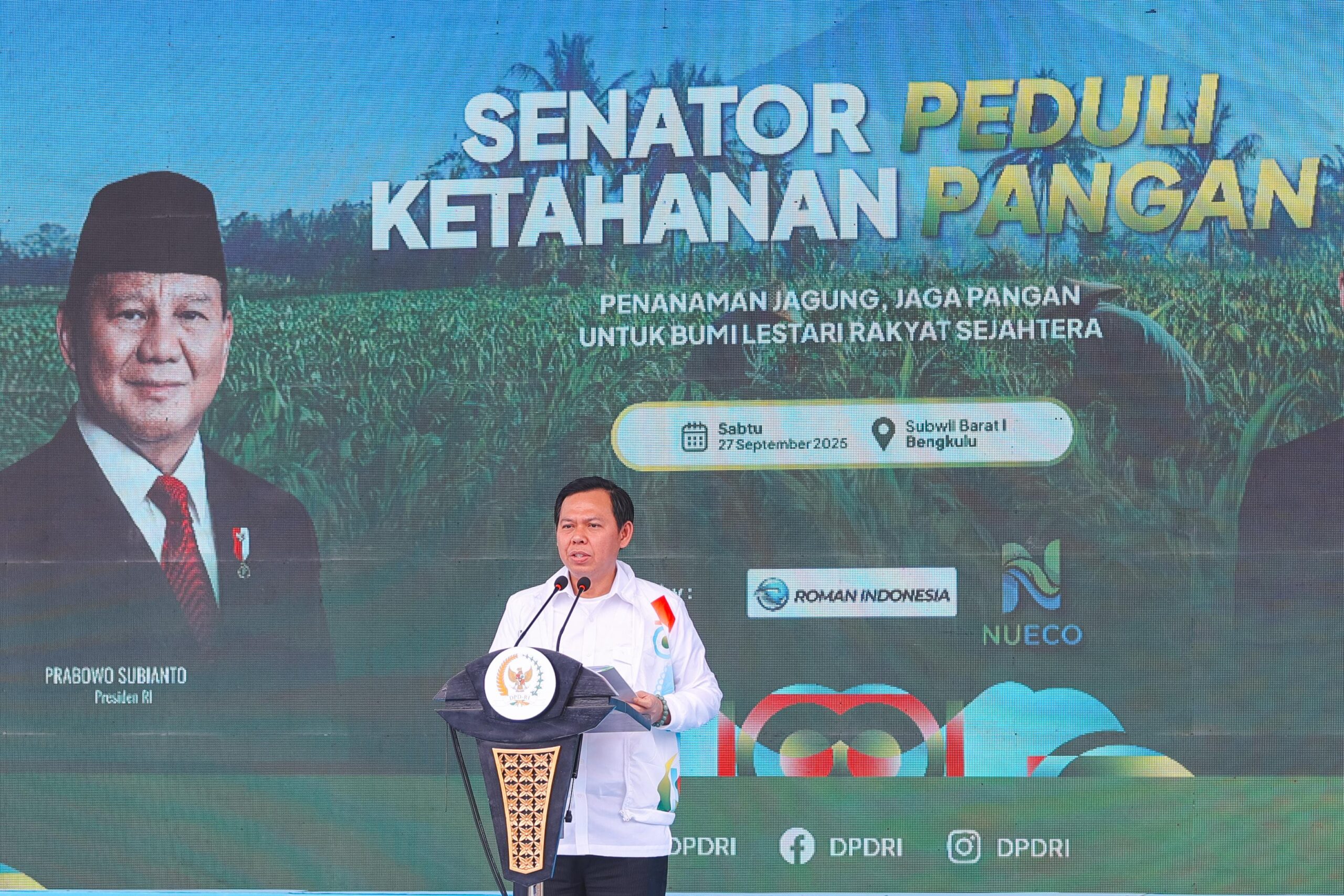 DPD RI Luncurkan Program Senator Peduli Ketahanan Pangan Serentak Dari 4 Provinsi