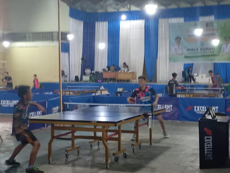 Turnamen Tenis Meja Piala Bupati Cup Aceh Tamiang Mulai Bergulir
