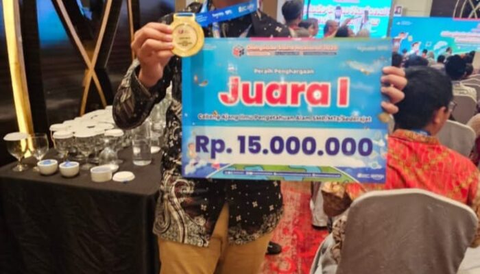 Siswa SMP Binjai Sabet Emas Di OSN IPA Nasional
