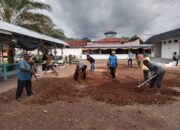 Warga Leu Ue Peringati Maulid Nabi SAW Dengan Gotong Royong