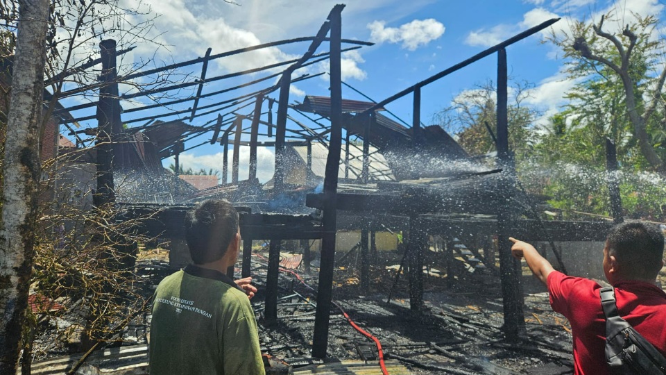 Kebakaran Hebat Landa Pante Rawa, 5 Rumah Dan 2 Sepeda Motor Ludes