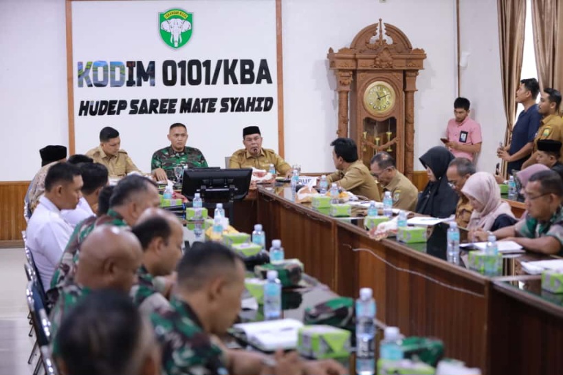 Bupati Aceh Besar Ikuti Rakor Sinkronisasi SPPG, Dorong Pengawalan Program MBG