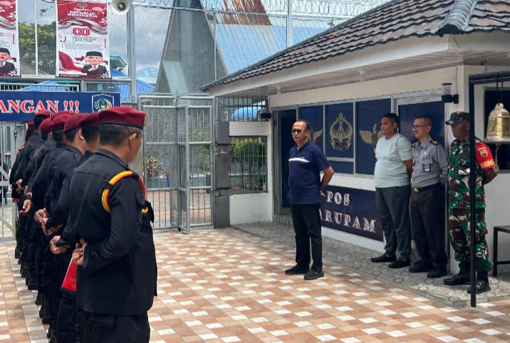 Kalapas Labuhanruku Tekankan Disiplin Saat Apel Serah Terima Regu