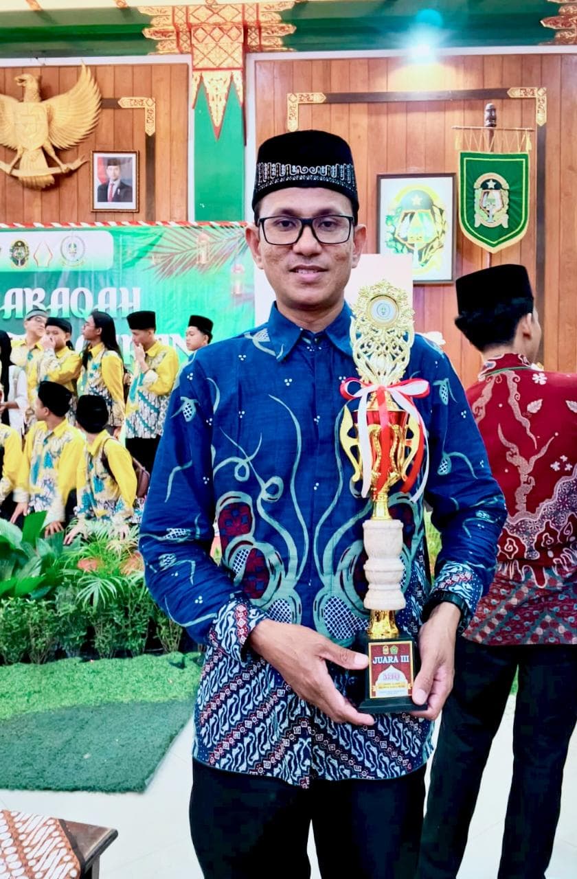 Ustadz Riza Mulia Asal Aceh Besar Raih Juara III Tilawah Dewasa MTQ XXXI Kota Yogyakarta