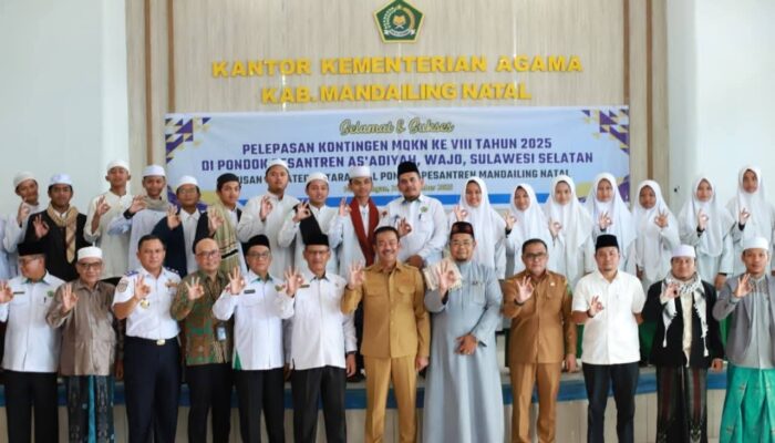 Bupati Madina Lepas Kontingen MQK, 18 Santri Ponpes Musthafawiyah