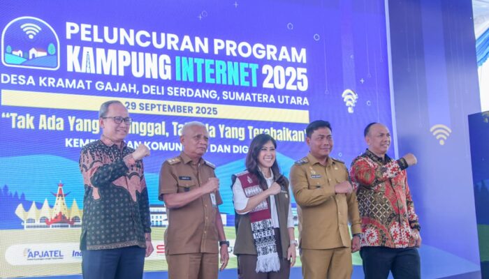 Menteri Komdigi Resmikan Kampung Internet Di Galang