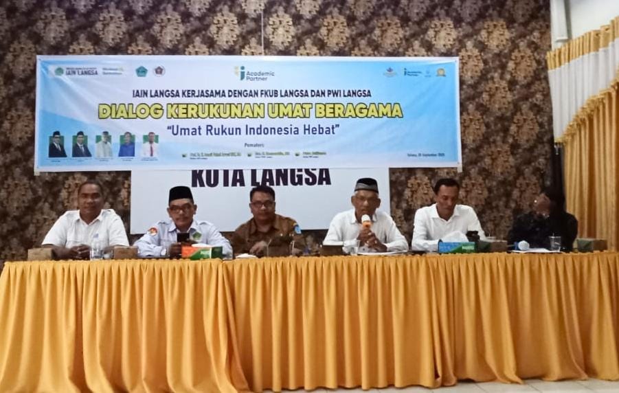 Academic Partner IAIN Langsa Gandeng FKUB dan PWI Bahas Kerukunan Umat Beragama