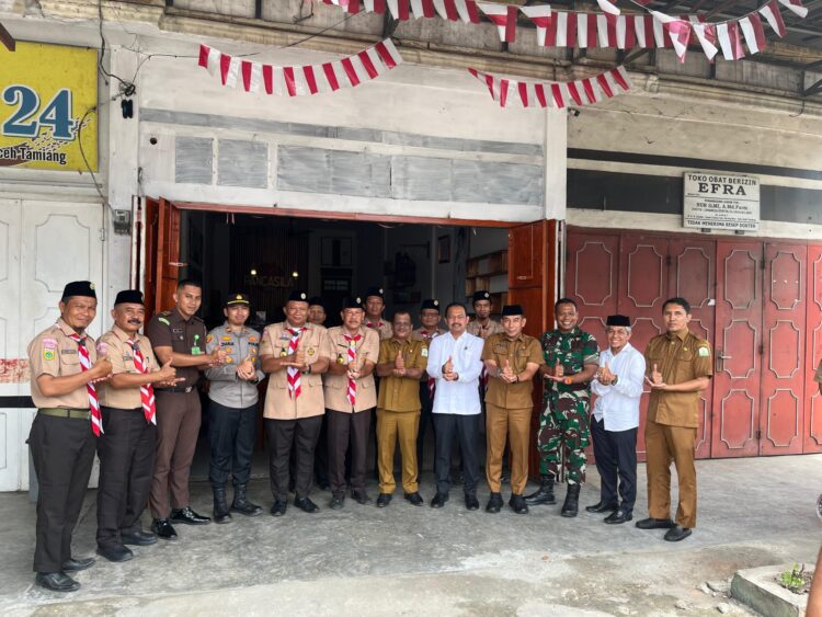Wabup Resmikan Sekretariat Dan Unit Usaha Pramuka Kwarcab Aceh Tamiang