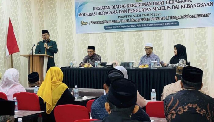 Kemenag Aceh Gelar Dialog KUB, Moderasi Beragama Dan Penguatan Majelis Dai Kebangsaan